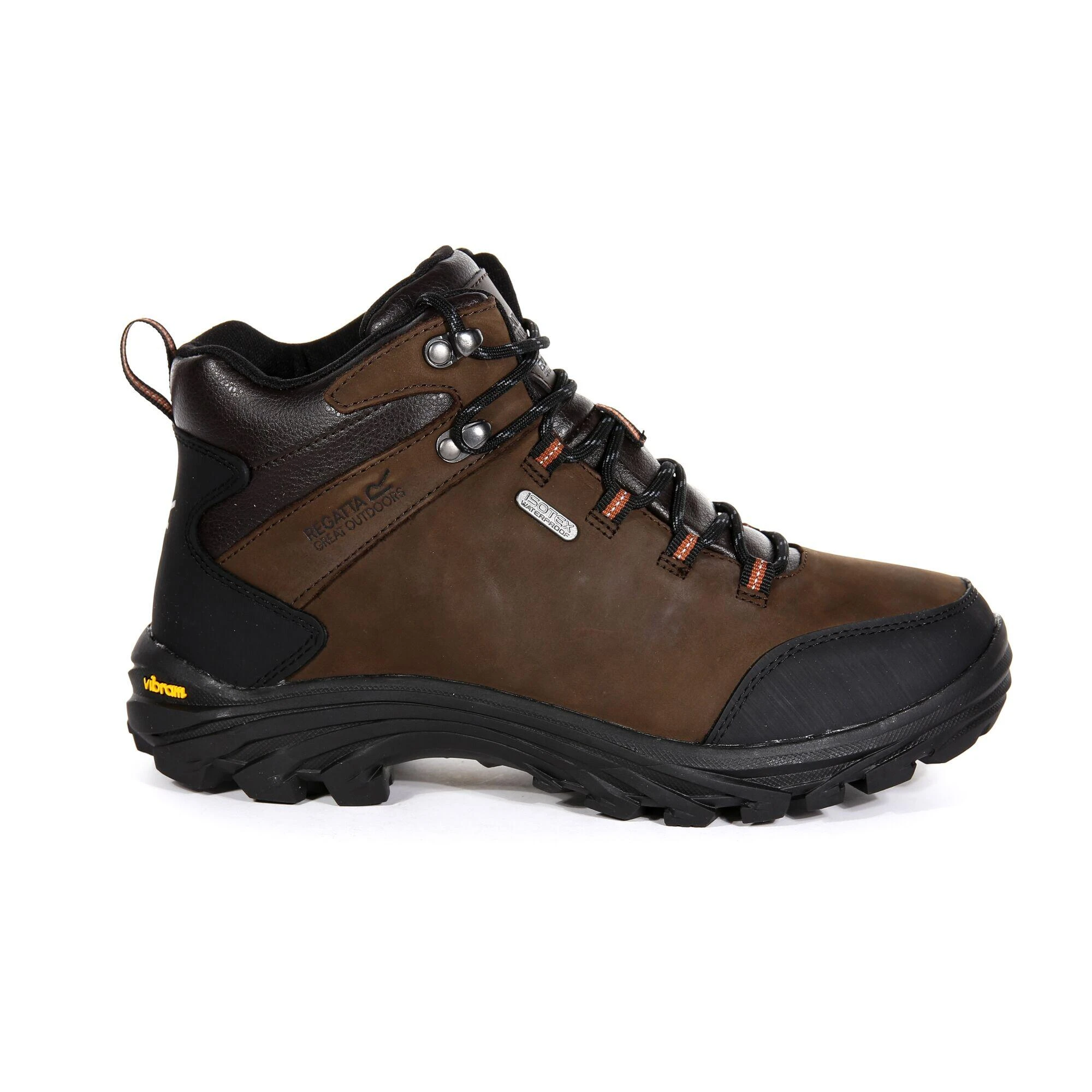 Regatta Great Outdoors Mens Burrell Leather Hiking Boots (Fawn Brown) 3 Regatta Great Outdoors Mens Burrell Leather Hiking Boots (Fawn Brown) - Image 3