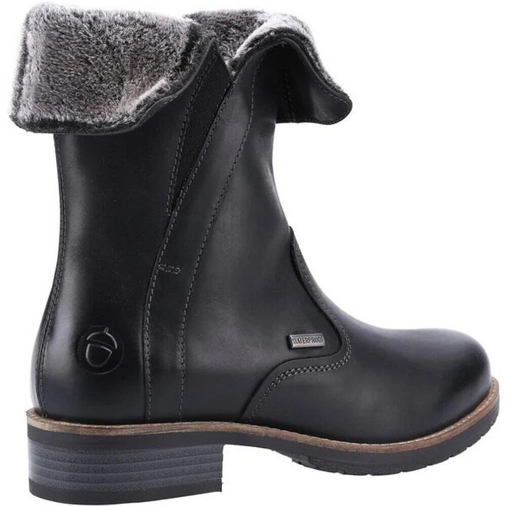 Cotswold Womens/Ladies Dursley Leather Ankle Boots (Black) 2 Cotswold Womens/Ladies Dursley Leather Ankle Boots (Black) - Image 2