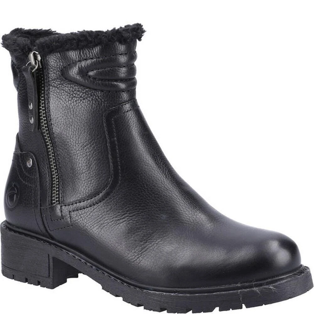 Cotswold Womens/Ladies Gloucester Leather Ankle Boots (Black) 1 Cotswold Womens/Ladies Gloucester Leather Ankle Boots (Black)