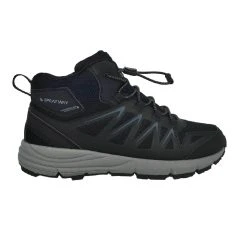 Junior Waterproof Leather Boots - Sprayway Stanage Mid - Black