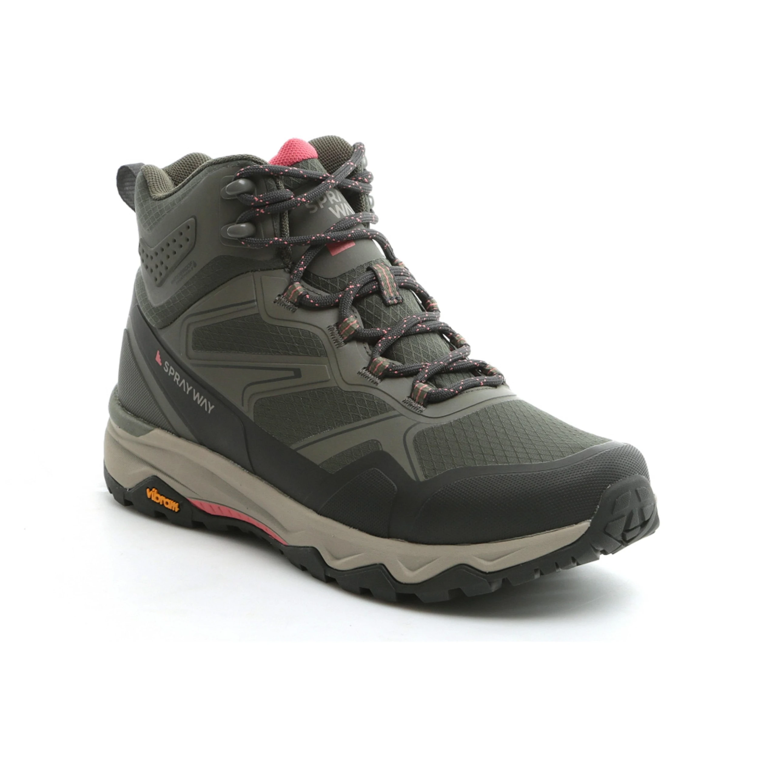 Women's Waterproof Walking Boots - Sprayway Tarn Mid - Khaki 1 Women's Waterproof Walking Boots - Sprayway Tarn Mid - Khaki