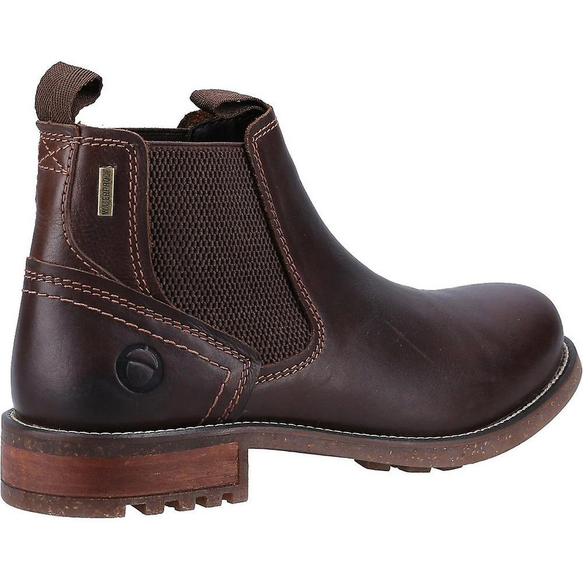 Cotswold Mens Hartpury Nubuck Chelsea Boots (Brown) 2 Cotswold Mens Hartpury Nubuck Chelsea Boots (Brown) - Image 2