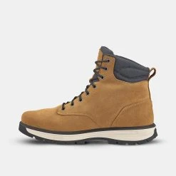 Quechua Men’s Warm And Waterproof Leather Hiking Boots -hiking boots shop k12af3f96e0222c52e04b3d3972c18beb