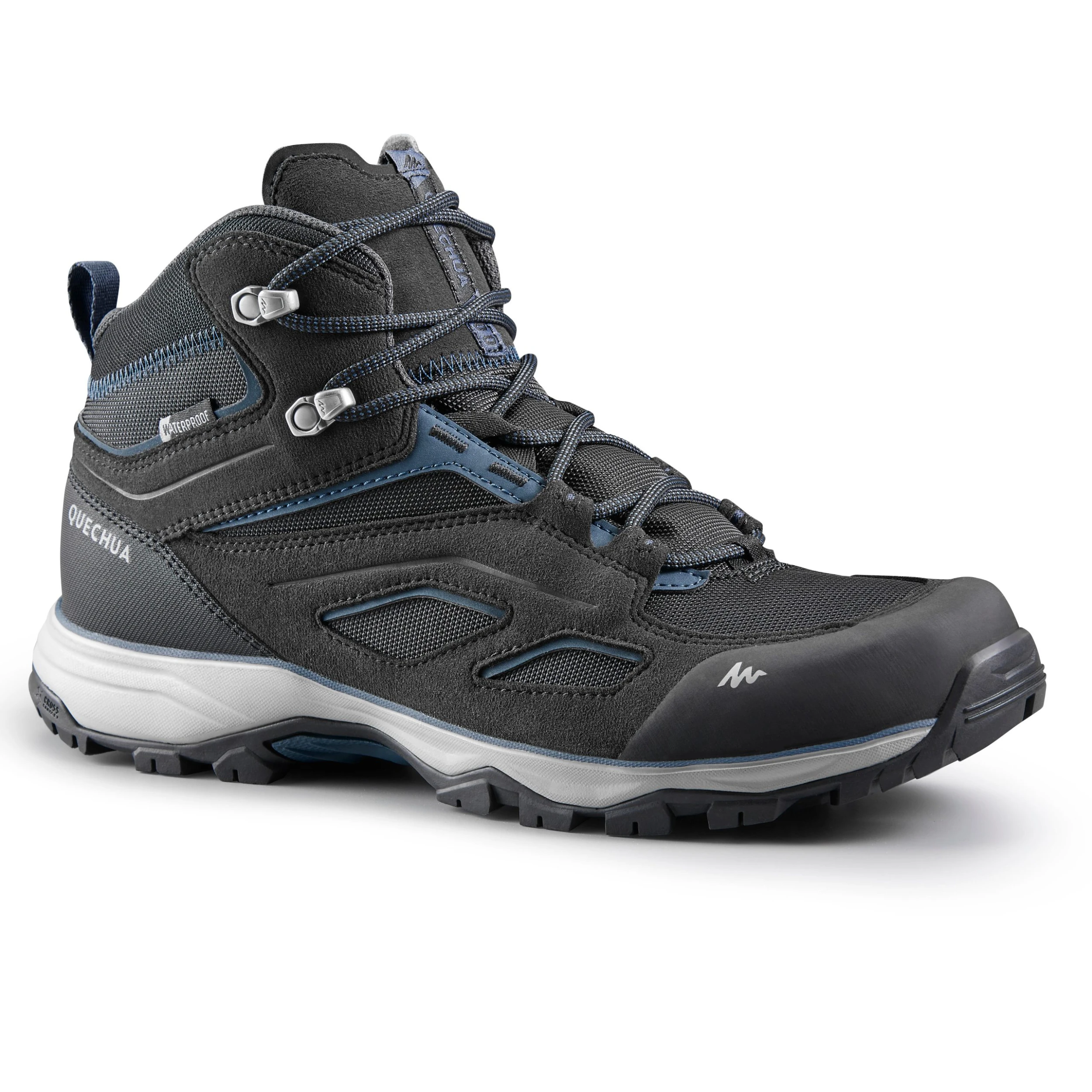 Quechua Men's Waterproof Mountain Walking Shoes - MH100 Mid 1 Quechua Men's Waterproof Mountain Walking Shoes - MH100 Mid