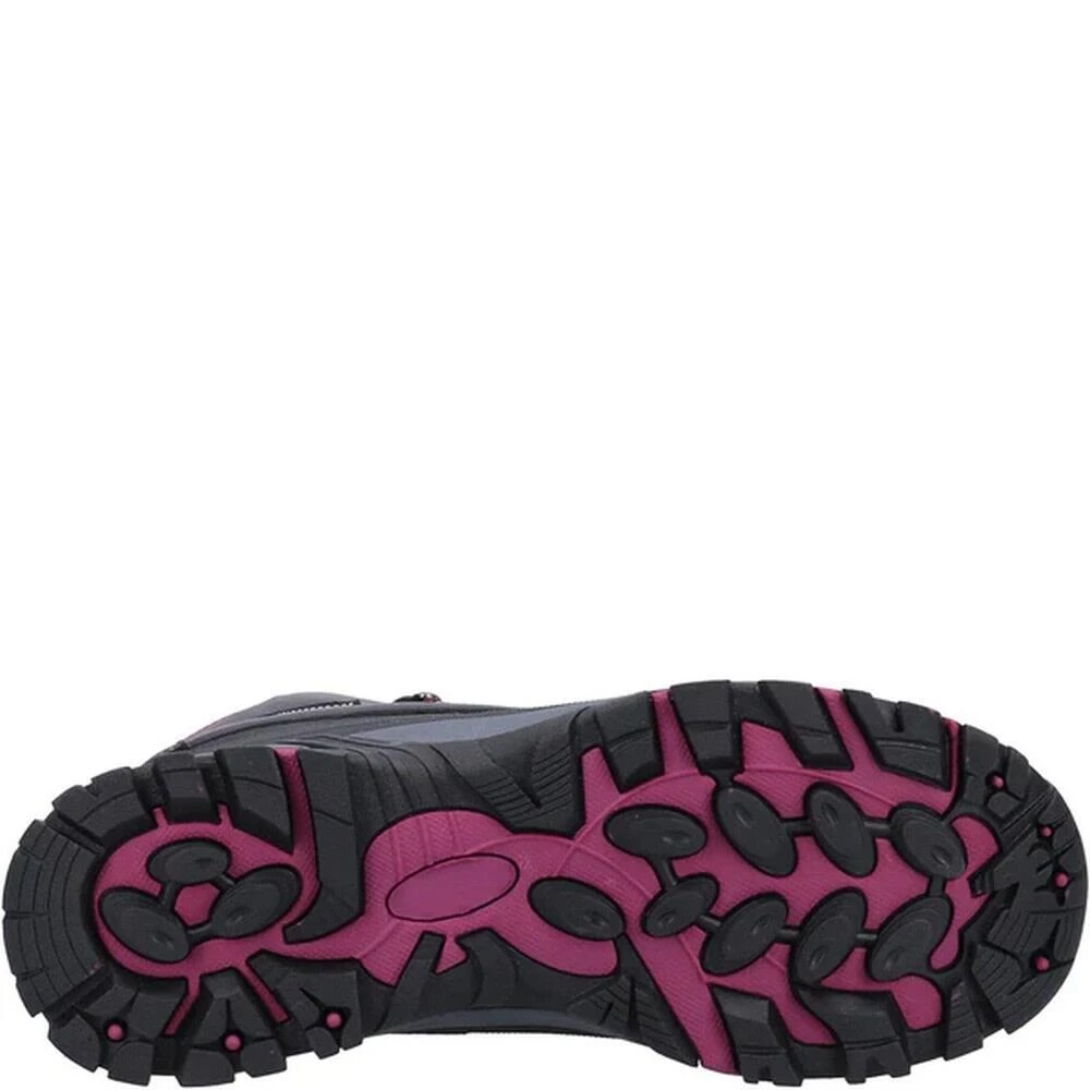 Cotswold Womens/Ladies Calmsden Hiking Boots (Grey/Berry) 3 Cotswold Womens/Ladies Calmsden Hiking Boots (Grey/Berry) - Image 3