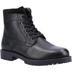 Cotswold Mens Thorsbury Leather Ankle Boots (Black)