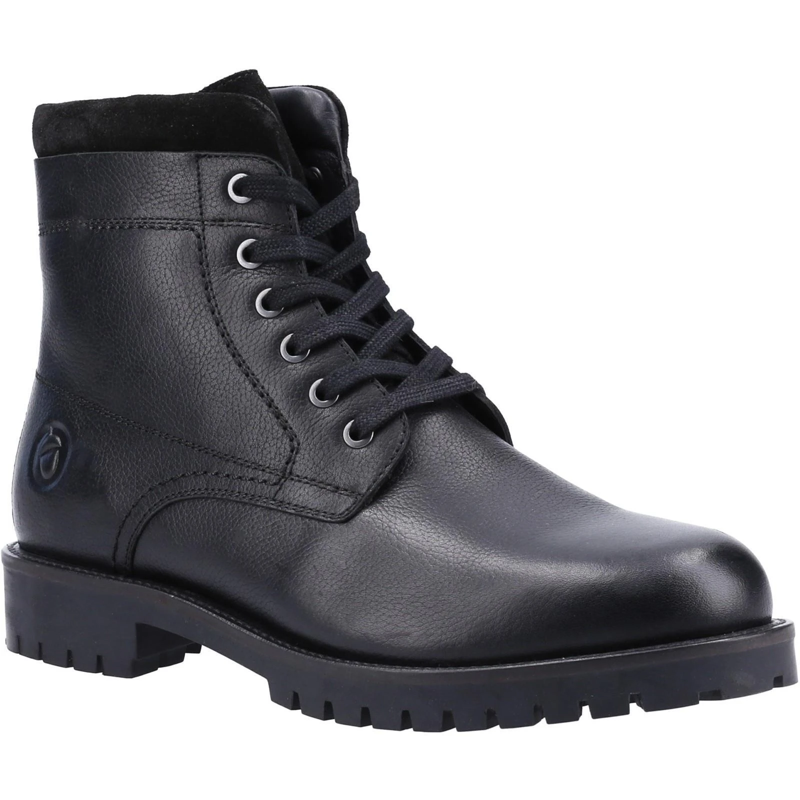 Cotswold Mens Thorsbury Leather Ankle Boots (Black) 1 Cotswold Mens Thorsbury Leather Ankle Boots (Black)