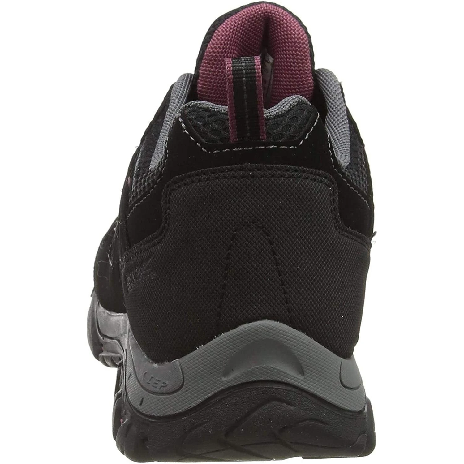 Regatta Womens/Ladies Holcombe IEP Low Hiking Boots (Jet Black/Antique Pink) 2 Regatta Womens/Ladies Holcombe IEP Low Hiking Boots (Jet Black/Antique Pink) - Image 2