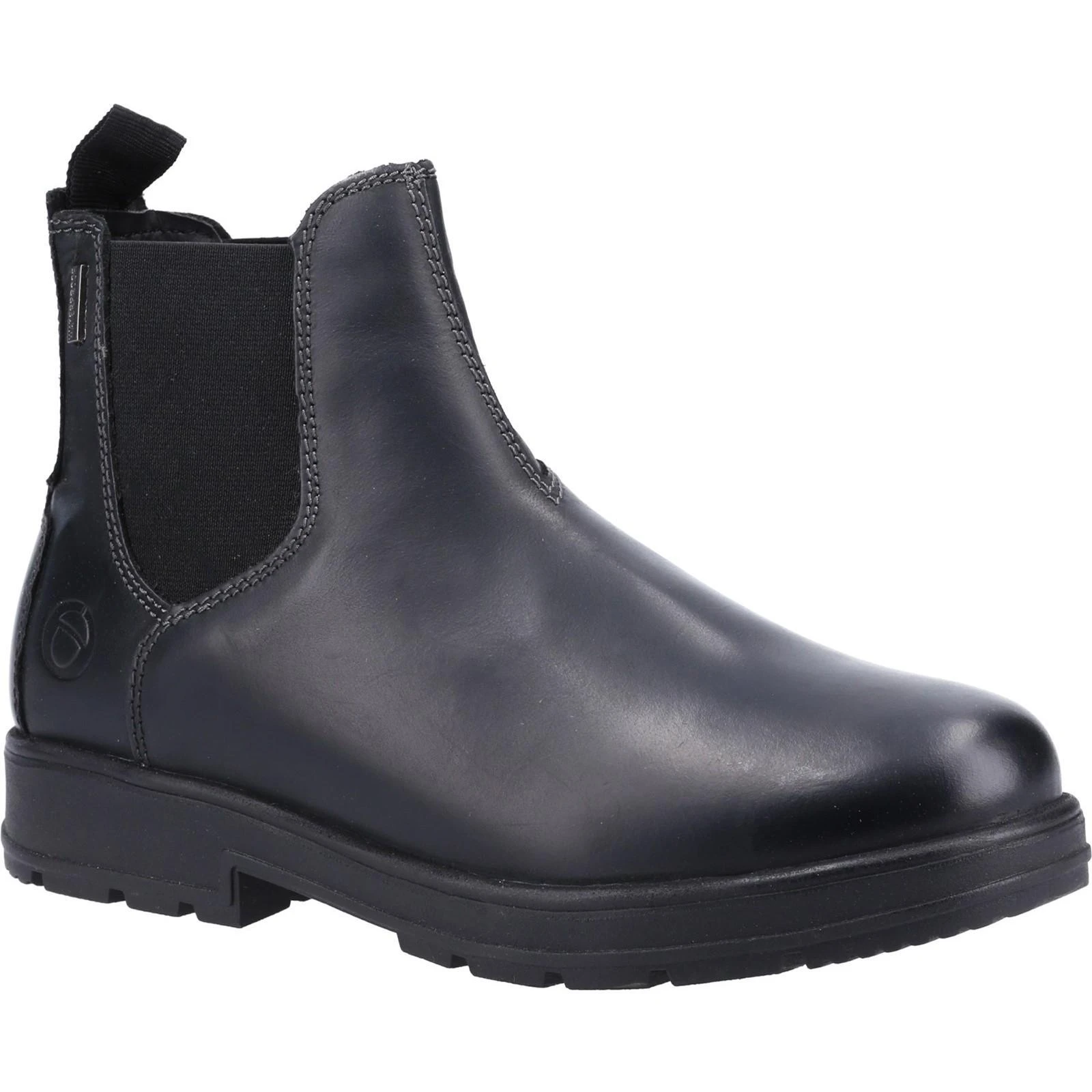 Cotswold Mens Farmington Leather Boots (Black) 1 Cotswold Mens Farmington Leather Boots (Black)