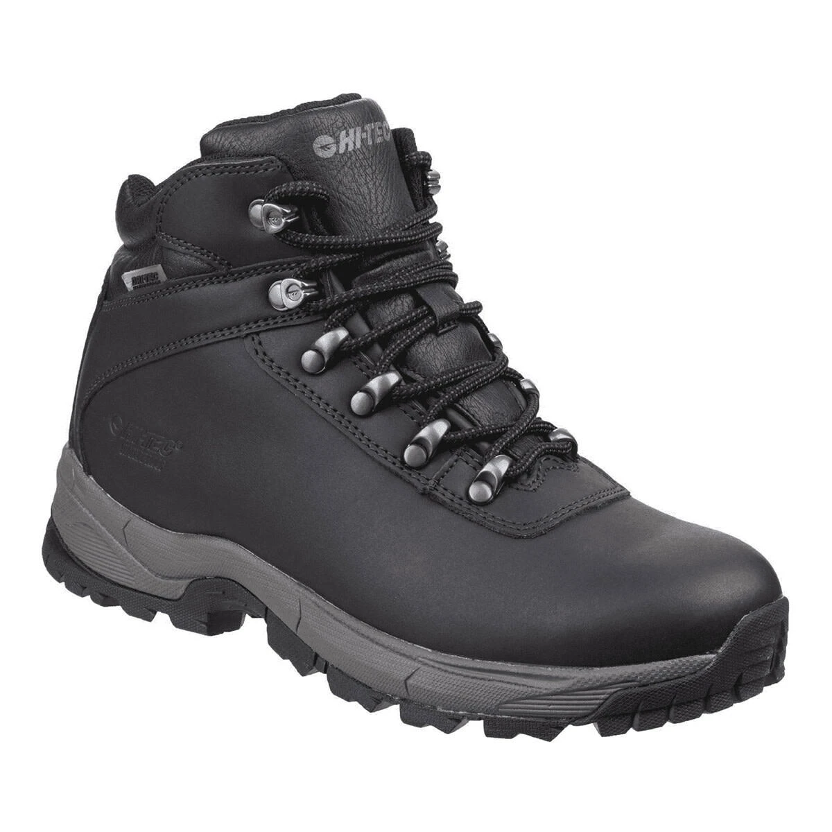 Hi-Tec Mens Eurotrek Lite Leather Walking Boots (Black) 4 Hi-Tec Mens Eurotrek Lite Leather Walking Boots (Black) - Image 4