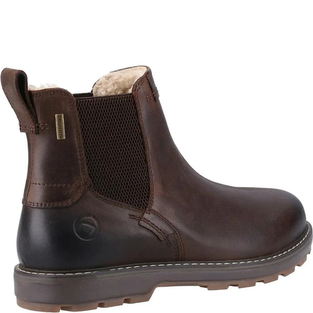 Cotswold Mens Snowshill Leather Chelsea Boots (Brown) 2 Cotswold Mens Snowshill Leather Chelsea Boots (Brown) - Image 2
