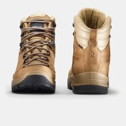 Forclaz WOMEN'S WATERPROOF LEATHER HIGH TREKKING BOOTS - VIBRAM -hiking boots shop k33a638d44c98a716b0a5a110c571a068