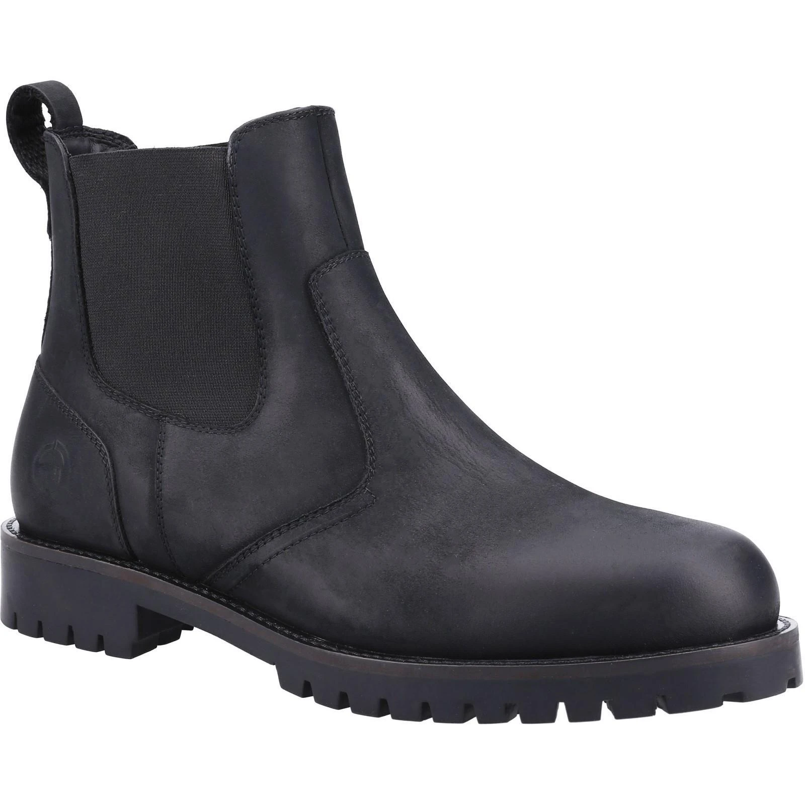 Cotswold Mens Bodicote Leather Chelsea Boots (Black) 1 Cotswold Mens Bodicote Leather Chelsea Boots (Black)
