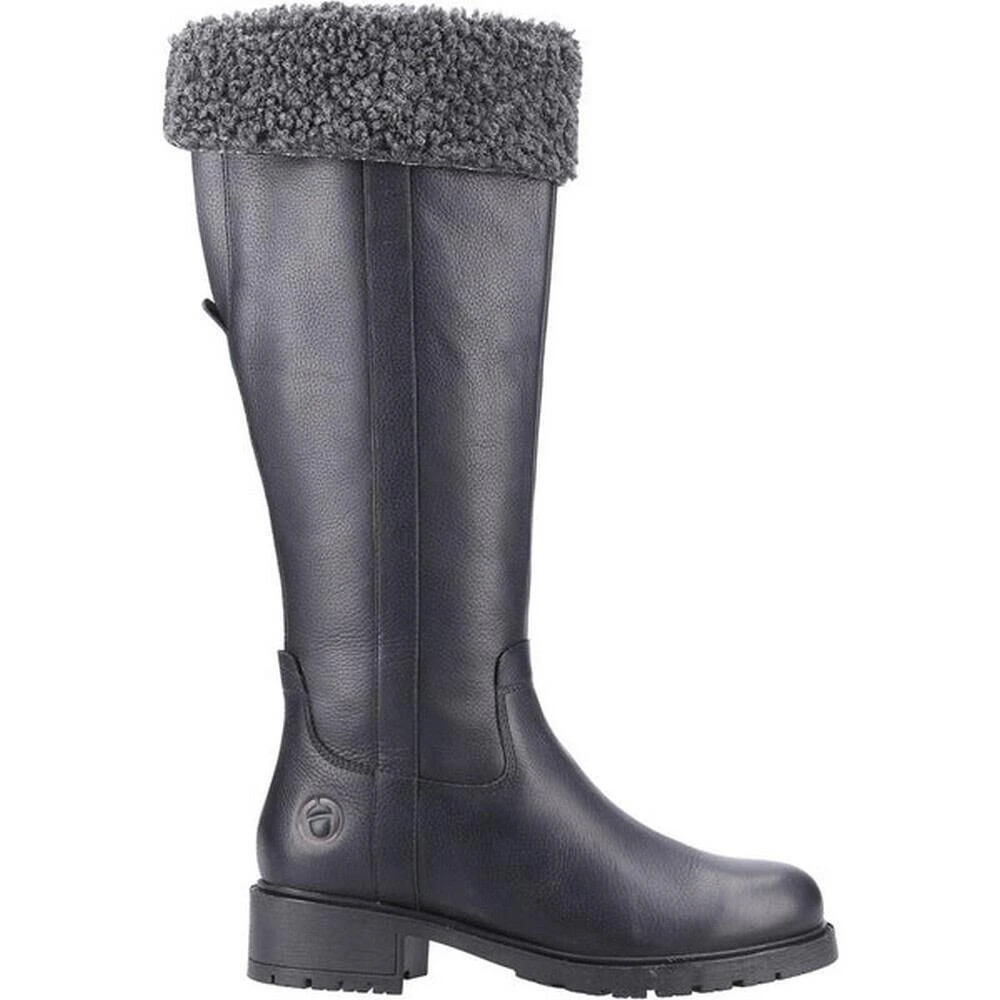Cotswold Womens/Ladies Cheltenham Leather Calf Boots (Black) 3 Cotswold Womens/Ladies Cheltenham Leather Calf Boots (Black) - Image 3