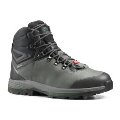 Forclaz MEN'S WATERPROOF LEATHER HIGH TREKKING BOOTS