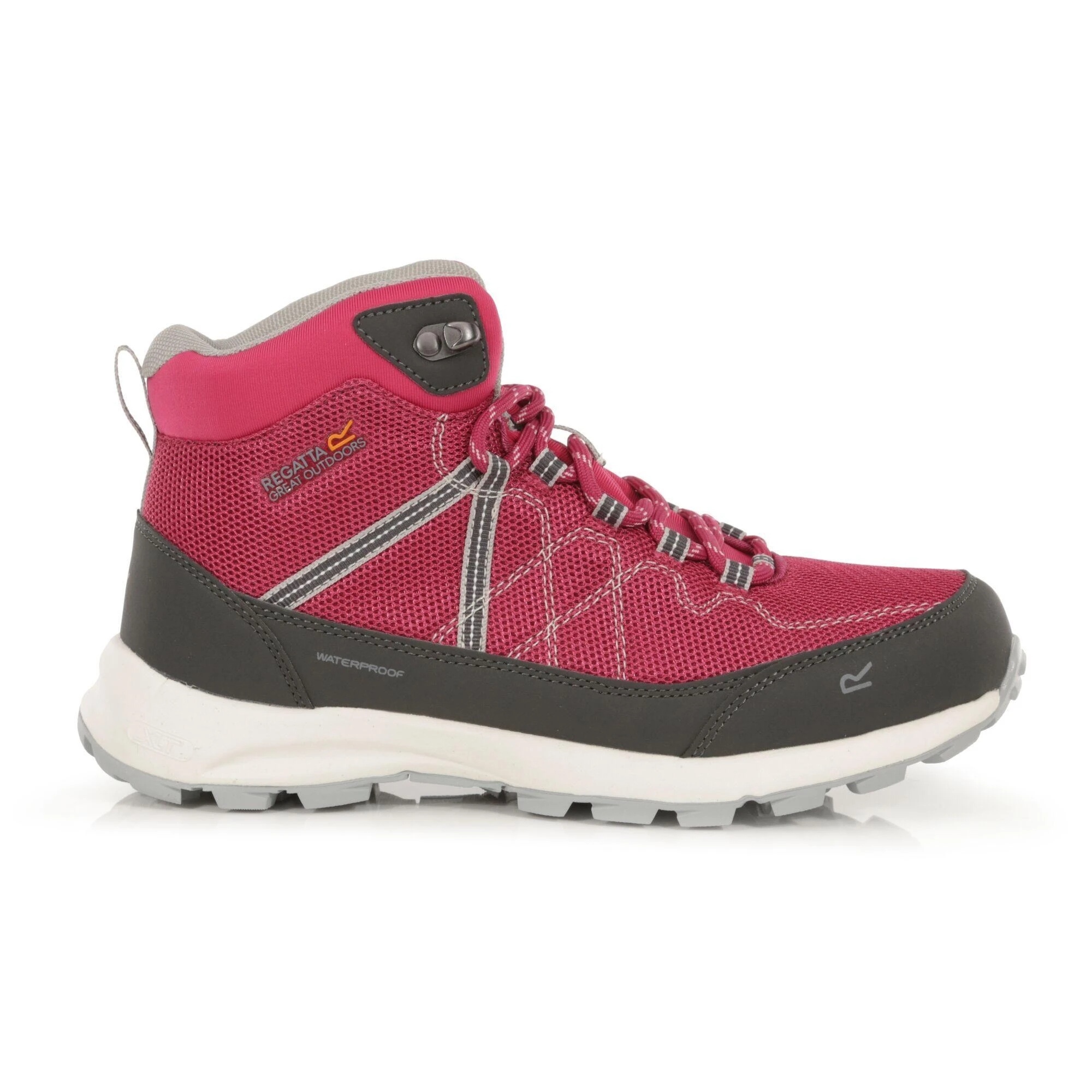 Regatta Womens/Ladies Samaris Lite Walking Boots (Cherry Pink/Briar Grey) 4 Regatta Womens/Ladies Samaris Lite Walking Boots (Cherry Pink/Briar Grey) - Image 4