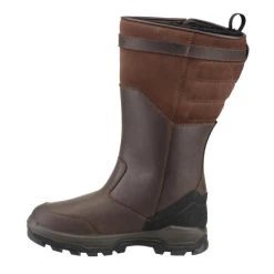 SOLOGNAC Refurbished Warm And Waterproof Leather Boots -hiking boots shop k44a12d8c5d0166233c3a946de9078182