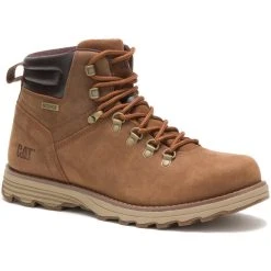 CATERPILLAR CAT SIRE WATERPROOF LEATHER BOOTS BROWN SUGAR