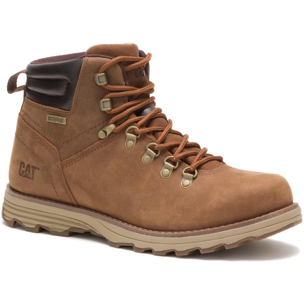 CATERPILLAR CAT SIRE WATERPROOF LEATHER BOOTS BROWN SUGAR 1 CATERPILLAR CAT SIRE WATERPROOF LEATHER BOOTS BROWN SUGAR
