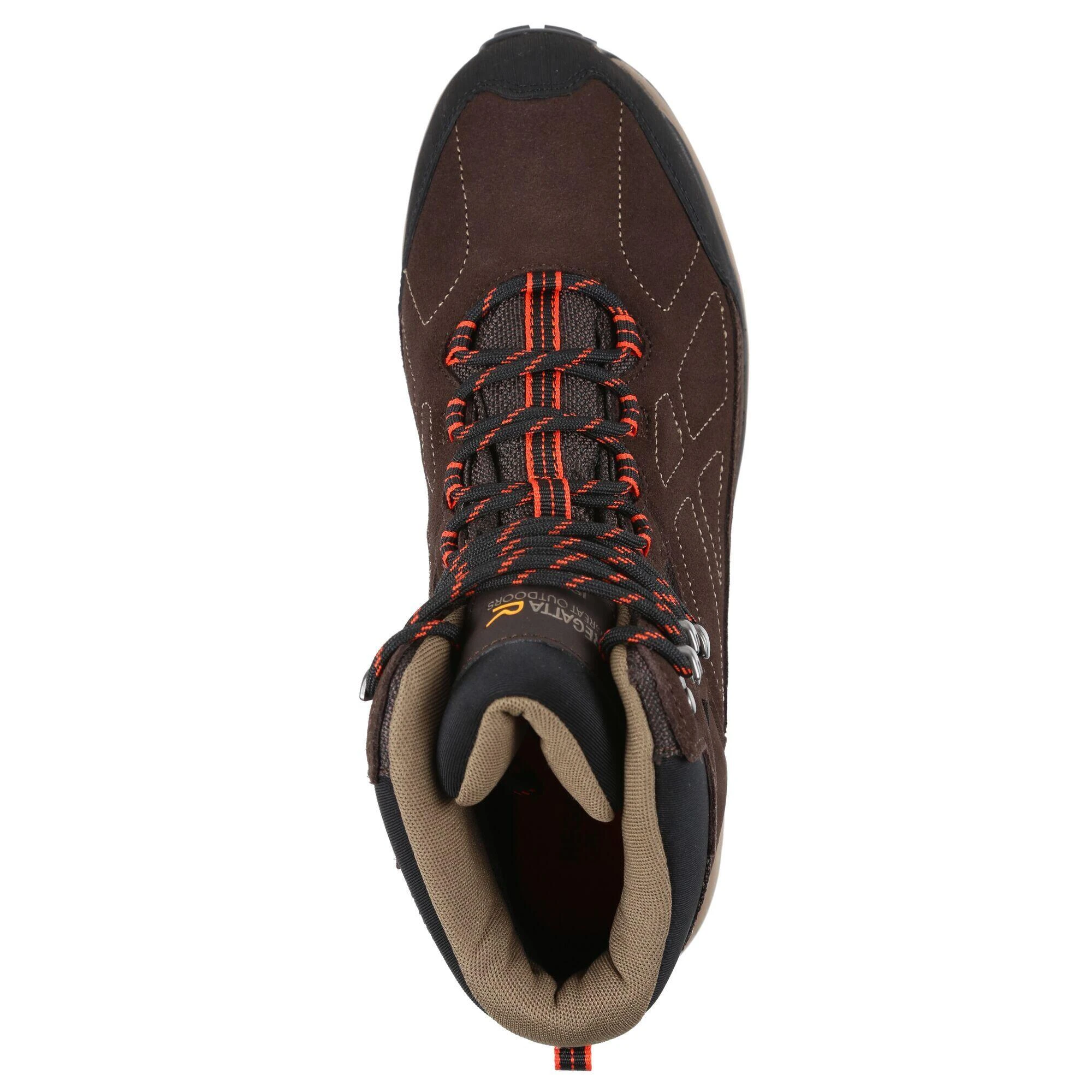 Regatta Mens Samaris Suede Hiking Boots (Briar/Lime Green) 7 Regatta Mens Samaris Suede Hiking Boots (Briar/Lime Green) - Image 7
