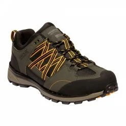 Regatta Mens Samaris Low II Hiking Boots (Dark Khaki/Gold)