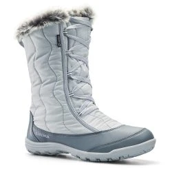 Quechua Women's Warm Waterproof Snow Lace-Up Boots - SH500 X