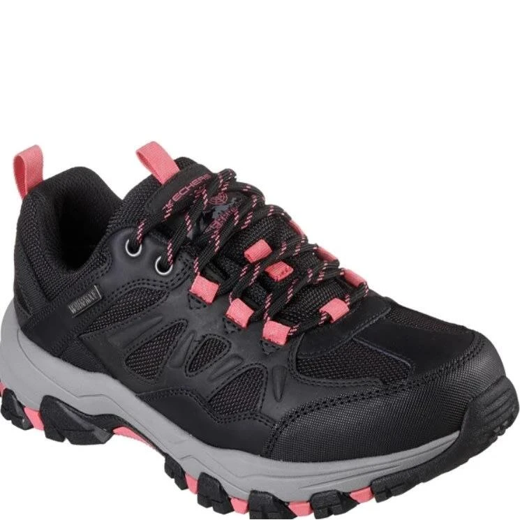 Skechers Womens/Ladies Selmen West Highland Leather Hiking Shoes (Black/Charcoal) 1 Skechers Womens/Ladies Selmen West Highland Leather Hiking Shoes (Black/Charcoal)