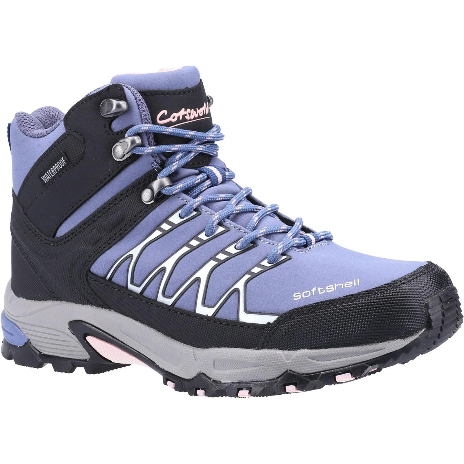Cotswold Abbeydale Mid Ladies Hiking Boots Light Blue 2 Cotswold Abbeydale Mid Ladies Hiking Boots Light Blue - Image 2