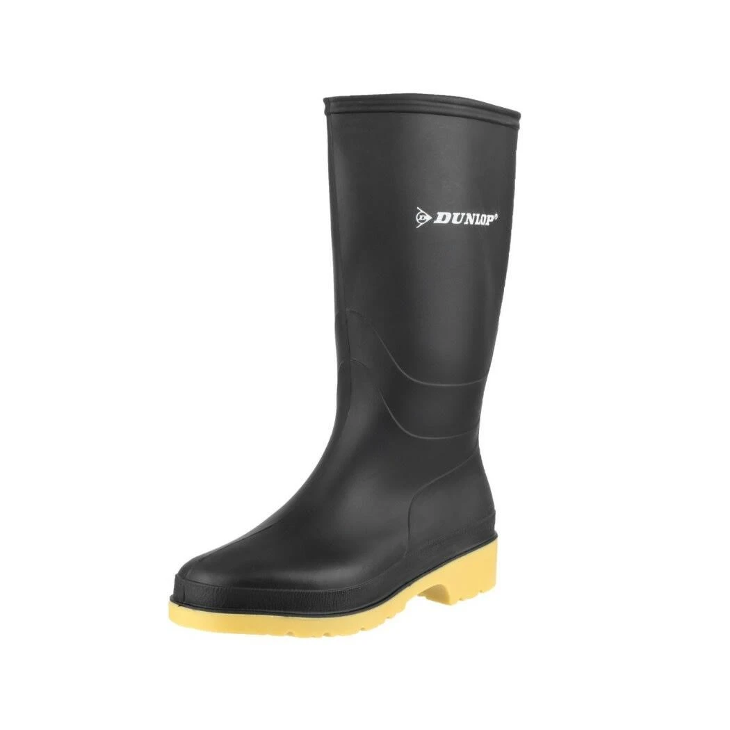 Dunlop CHILDRENS 16258 DULLS WELLY / Boys Boots (Black) 2 Dunlop CHILDRENS 16258 DULLS WELLY / Boys Boots (Black) - Image 2