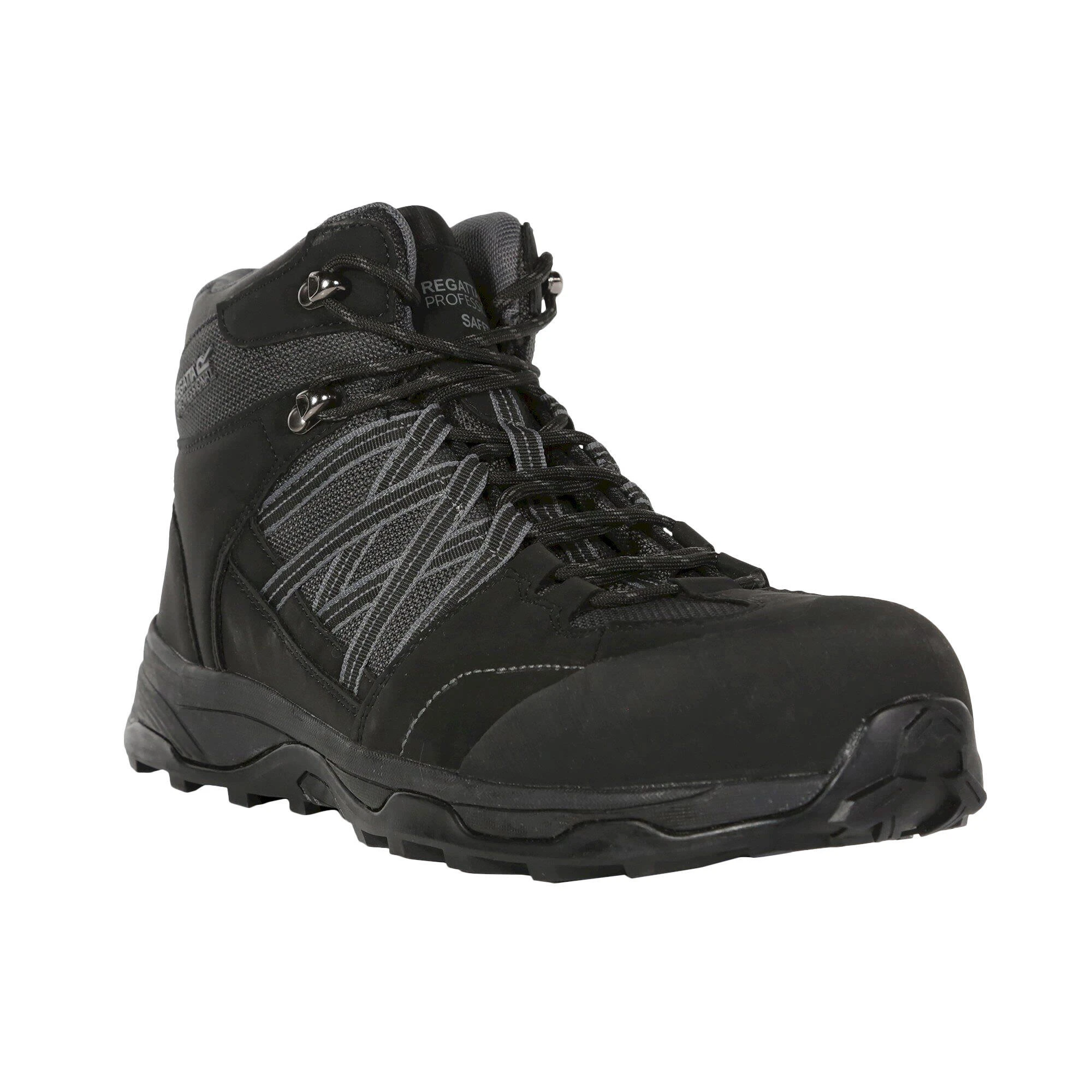 Regatta Mens Claystone S3 Safety Boots (Black/Granite) 1 Regatta Mens Claystone S3 Safety Boots (Black/Granite)