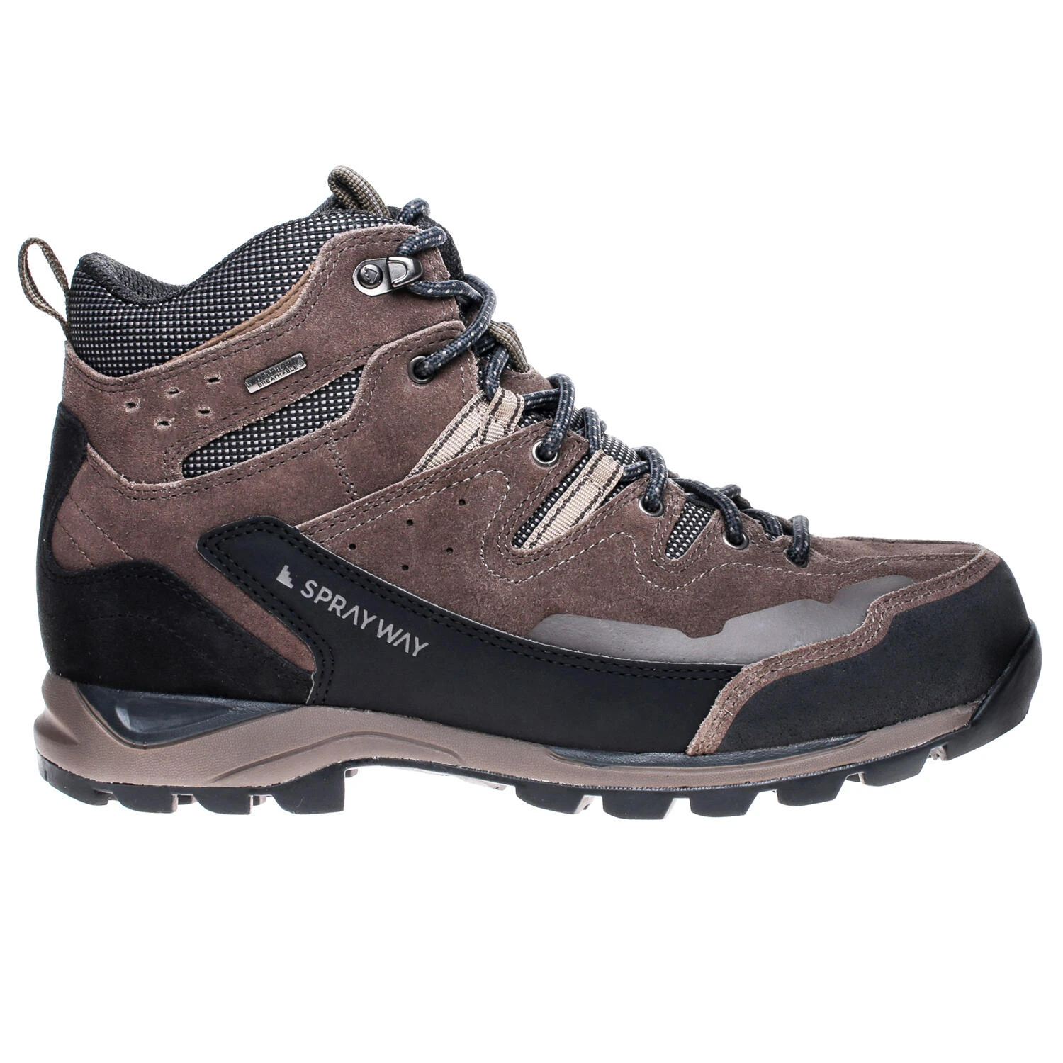 Sprayway Oxna Mid HydroDRY Mens Hiking Shoe Brown/Orange 1 Sprayway Oxna Mid HydroDRY Mens Hiking Shoe Brown/Orange