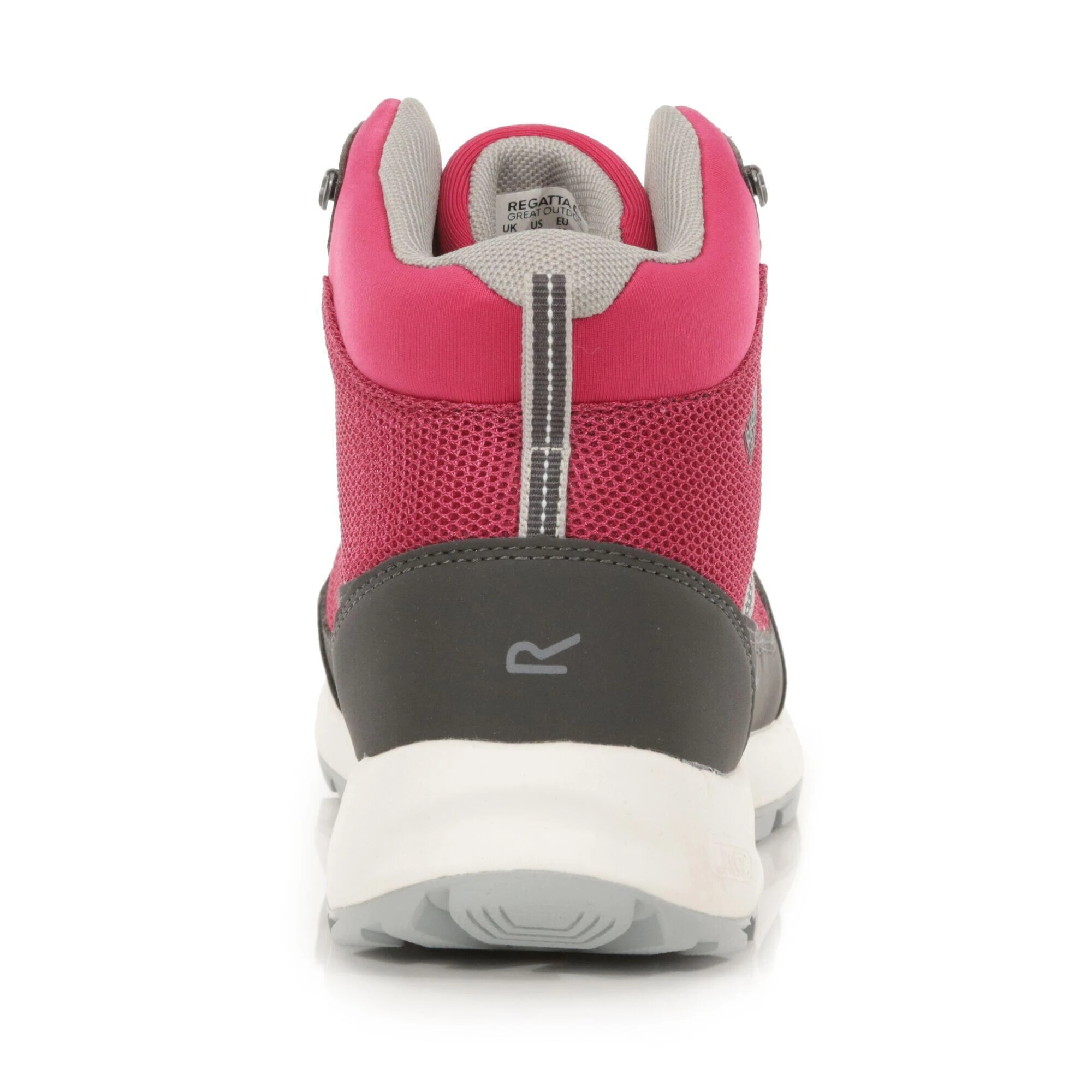 Regatta Womens/Ladies Samaris Lite Walking Boots (Cherry Pink/Briar Grey) 2 Regatta Womens/Ladies Samaris Lite Walking Boots (Cherry Pink/Briar Grey) - Image 2