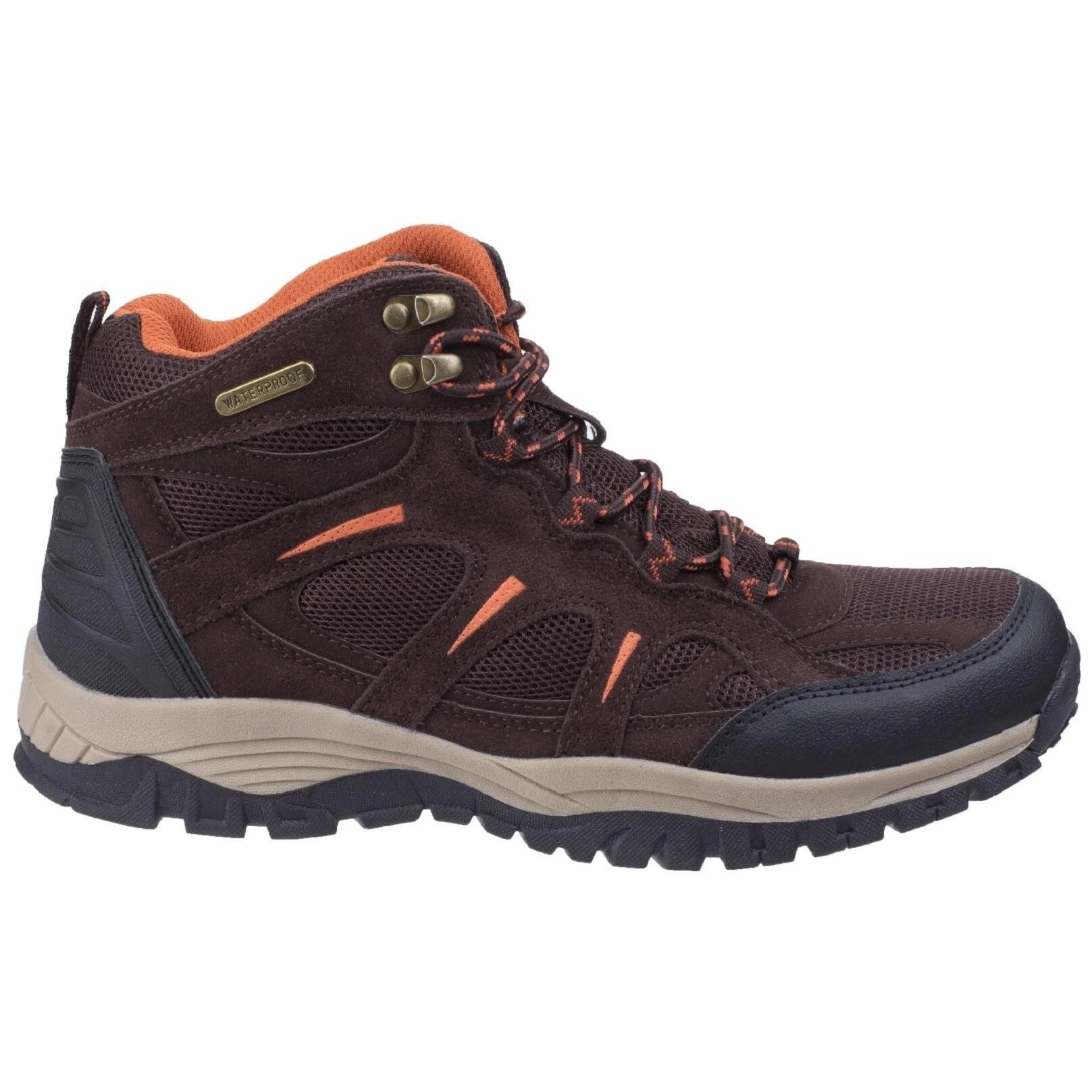 Cotswold Mens Stowell Hiking Boots (Dark Barn) 2 Cotswold Mens Stowell Hiking Boots (Dark Barn) - Image 2