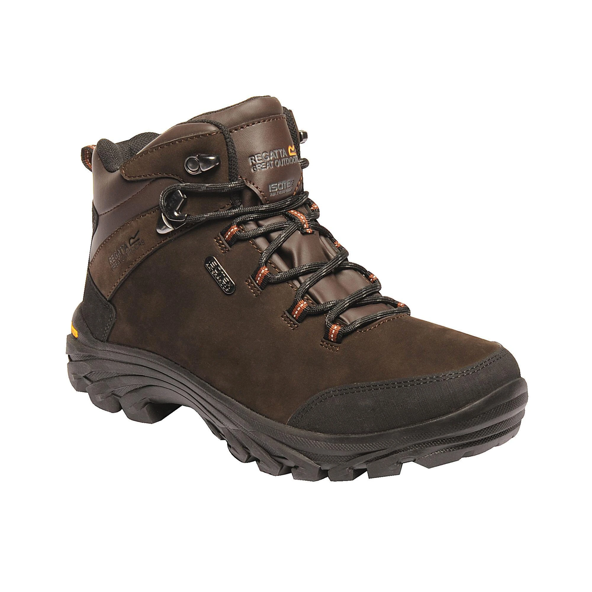 Regatta Great Outdoors Mens Burrell Leather Hiking Boots (Fawn Brown) 1 Regatta Great Outdoors Mens Burrell Leather Hiking Boots (Fawn Brown)