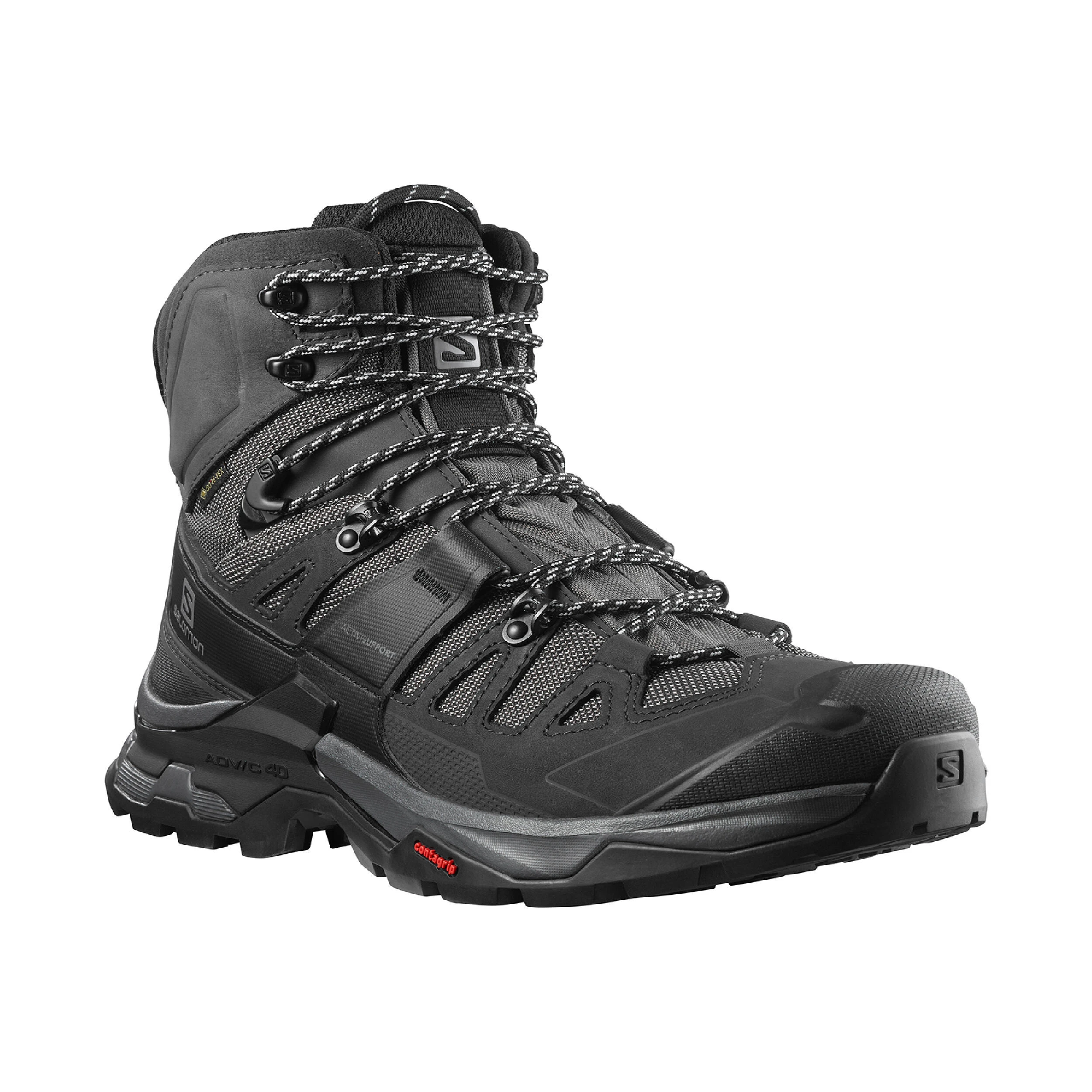MEN'S WATERPROOF LEATHER HIGH TREKKING BOOTS - SALOMON QUEST 4 GTX 1 MEN'S WATERPROOF LEATHER HIGH TREKKING BOOTS - SALOMON QUEST 4 GTX