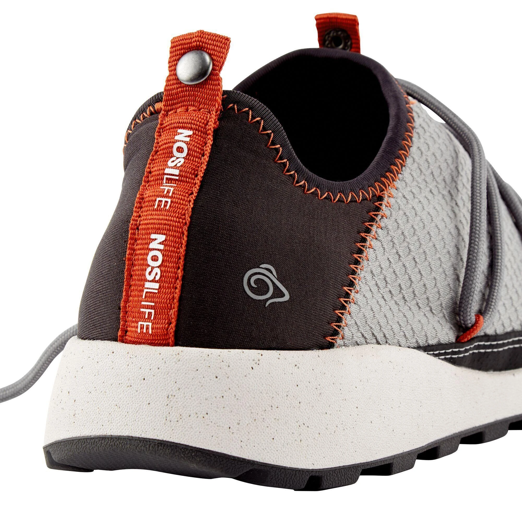 Craghoppers Mens Locke Trainers (Cloud Grey/Black) 2 Craghoppers Mens Locke Trainers (Cloud Grey/Black) - Image 2