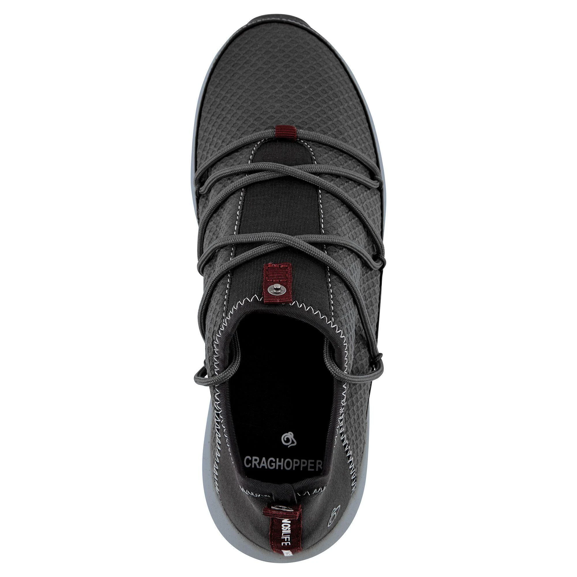Craghoppers Mens Locke Trainers (Cloud Grey/Black) 8 Craghoppers Mens Locke Trainers (Cloud Grey/Black) - Image 8