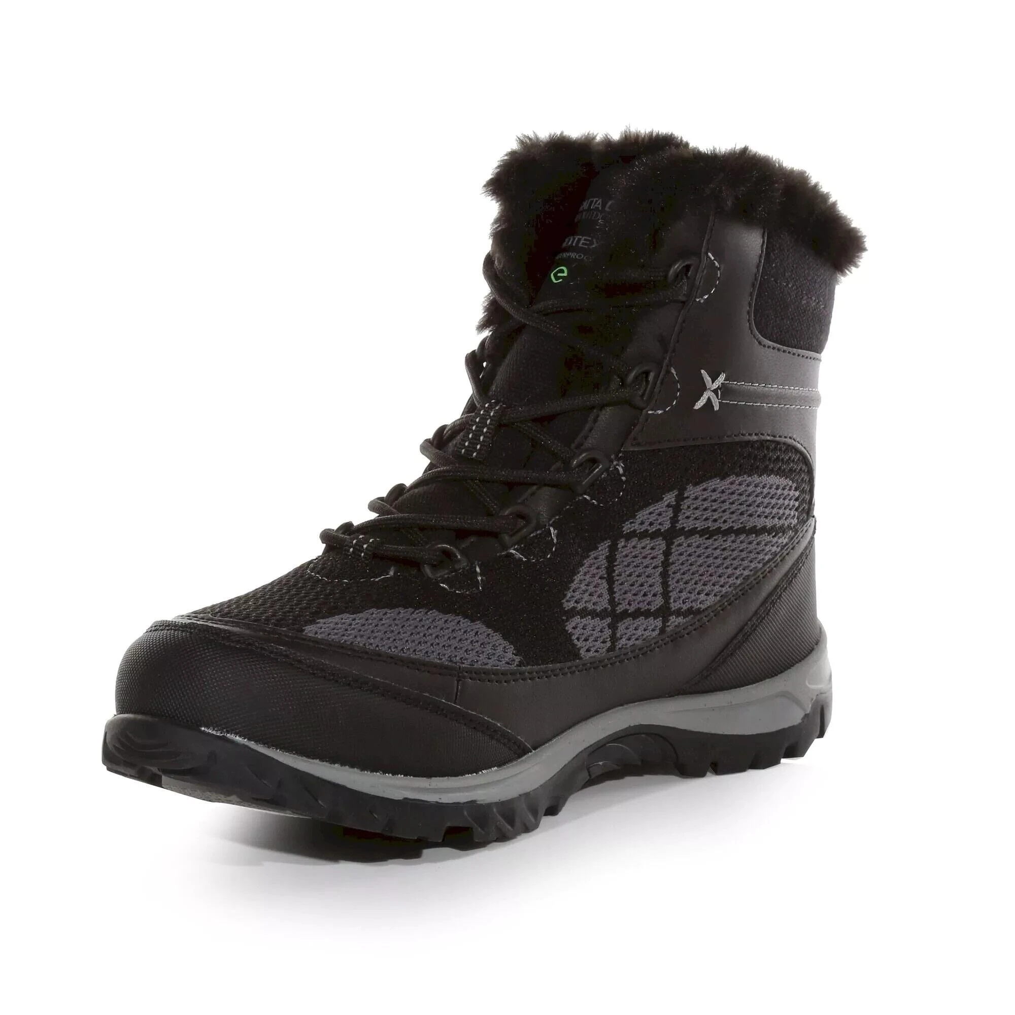 Regatta Womens/Ladies Hawthorn Evo Walking Boots (Black/Granite) 3 Regatta Womens/Ladies Hawthorn Evo Walking Boots (Black/Granite) - Image 3