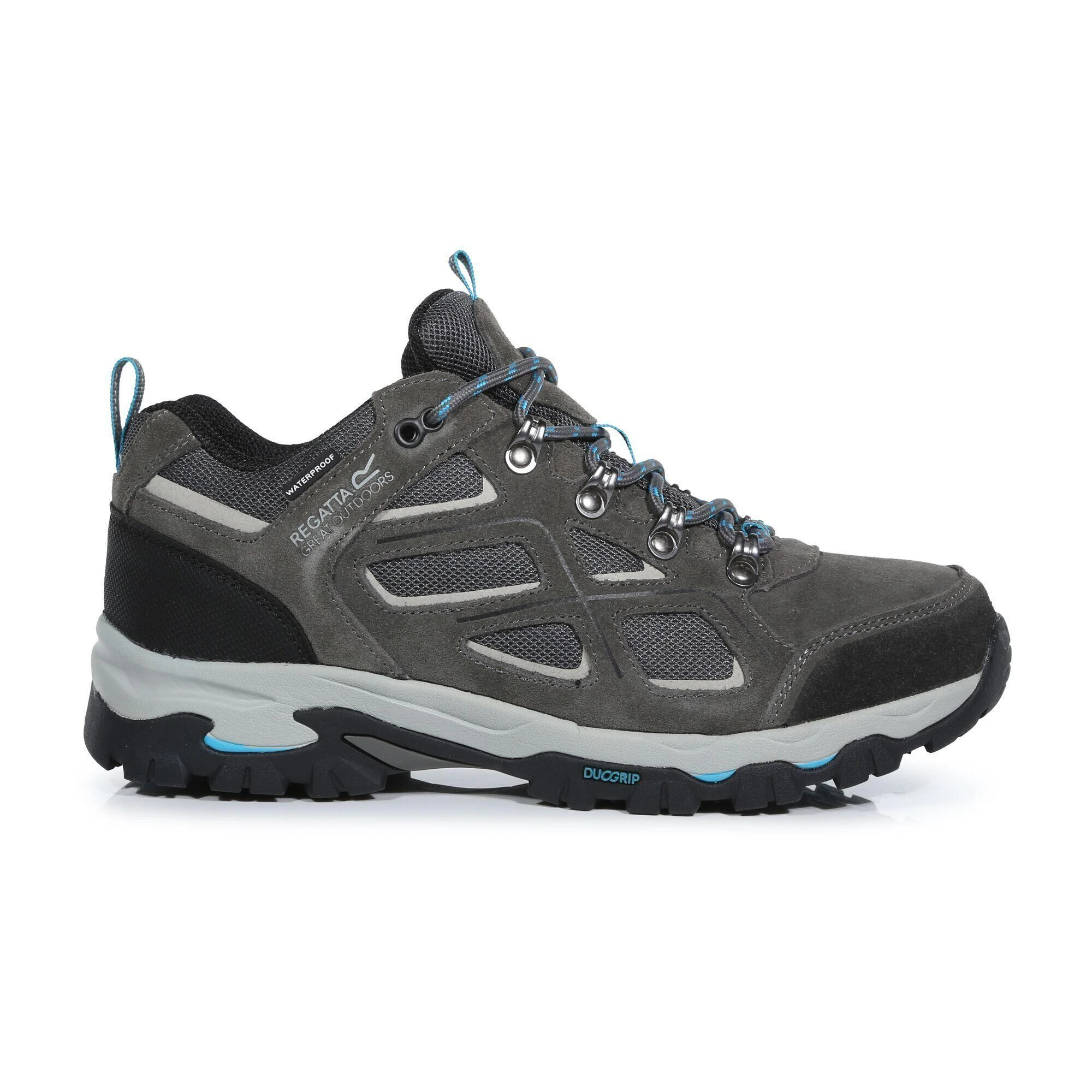 Regatta Womens/Ladies Tebay Waterproof Suede Walking Shoes (Midnight/Lilac Bloom) 7 Regatta Womens/Ladies Tebay Waterproof Suede Walking Shoes (Midnight/Lilac Bloom) - Image 7