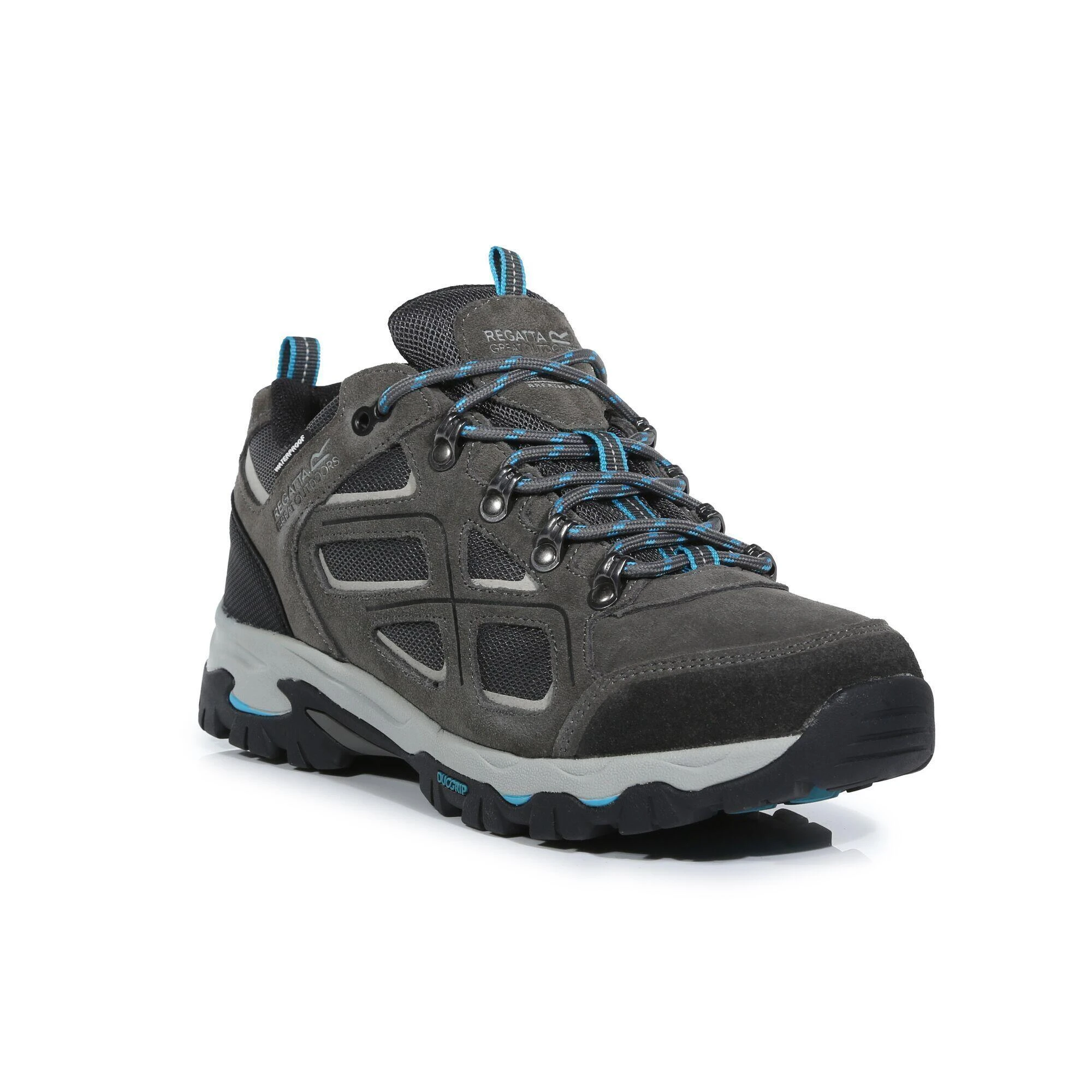 Regatta Womens/Ladies Tebay Waterproof Suede Walking Shoes (Midnight/Lilac Bloom) 6 Regatta Womens/Ladies Tebay Waterproof Suede Walking Shoes (Midnight/Lilac Bloom) - Image 6