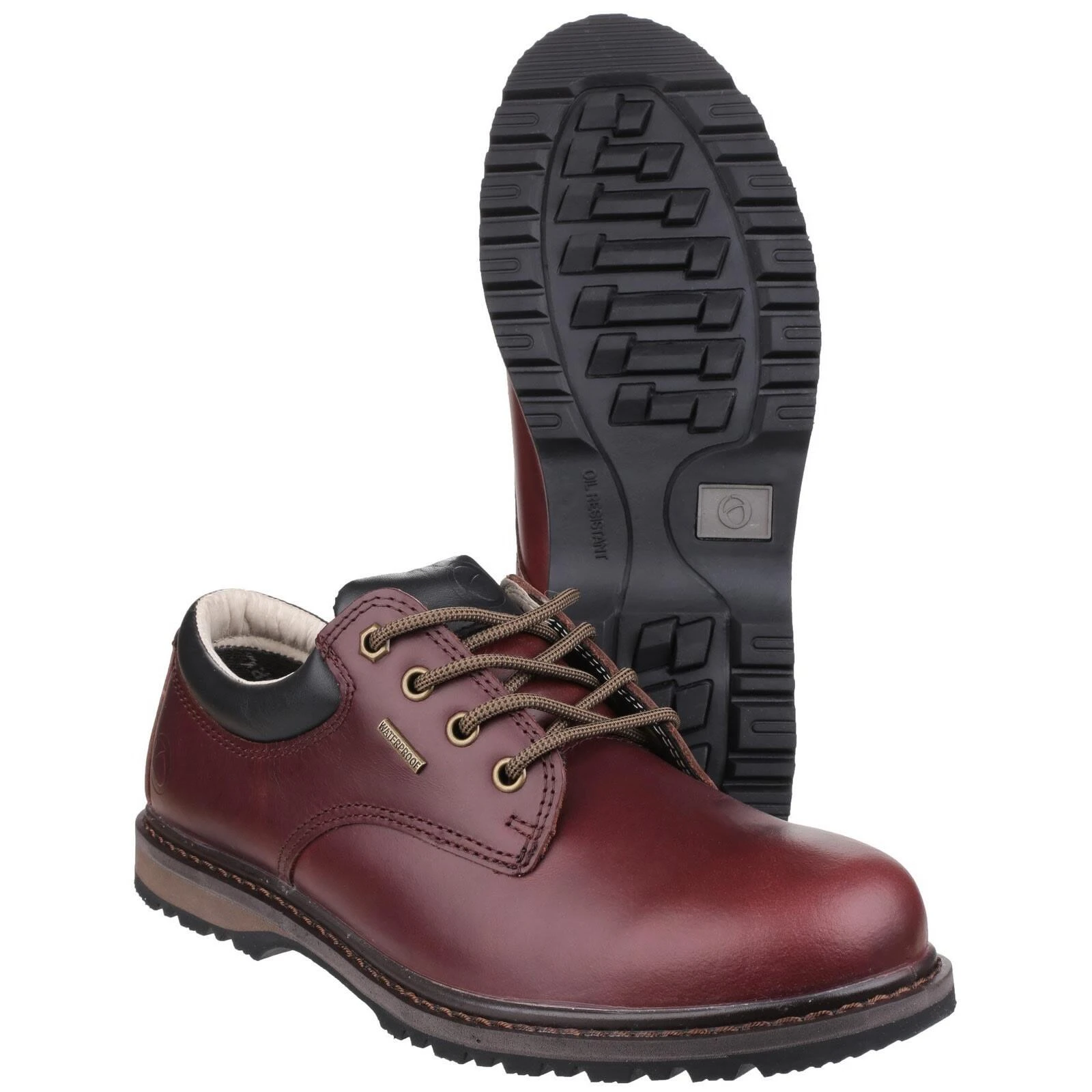 Cotswold Mens Stonesfield Lace Up Waterproof Hiking Shoes (Chestnut Brown) 4 Cotswold Mens Stonesfield Lace Up Waterproof Hiking Shoes (Chestnut Brown) - Image 4