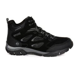 Regatta Mens Holcombe IEP Mid Hiking Boots (Black/Granite)