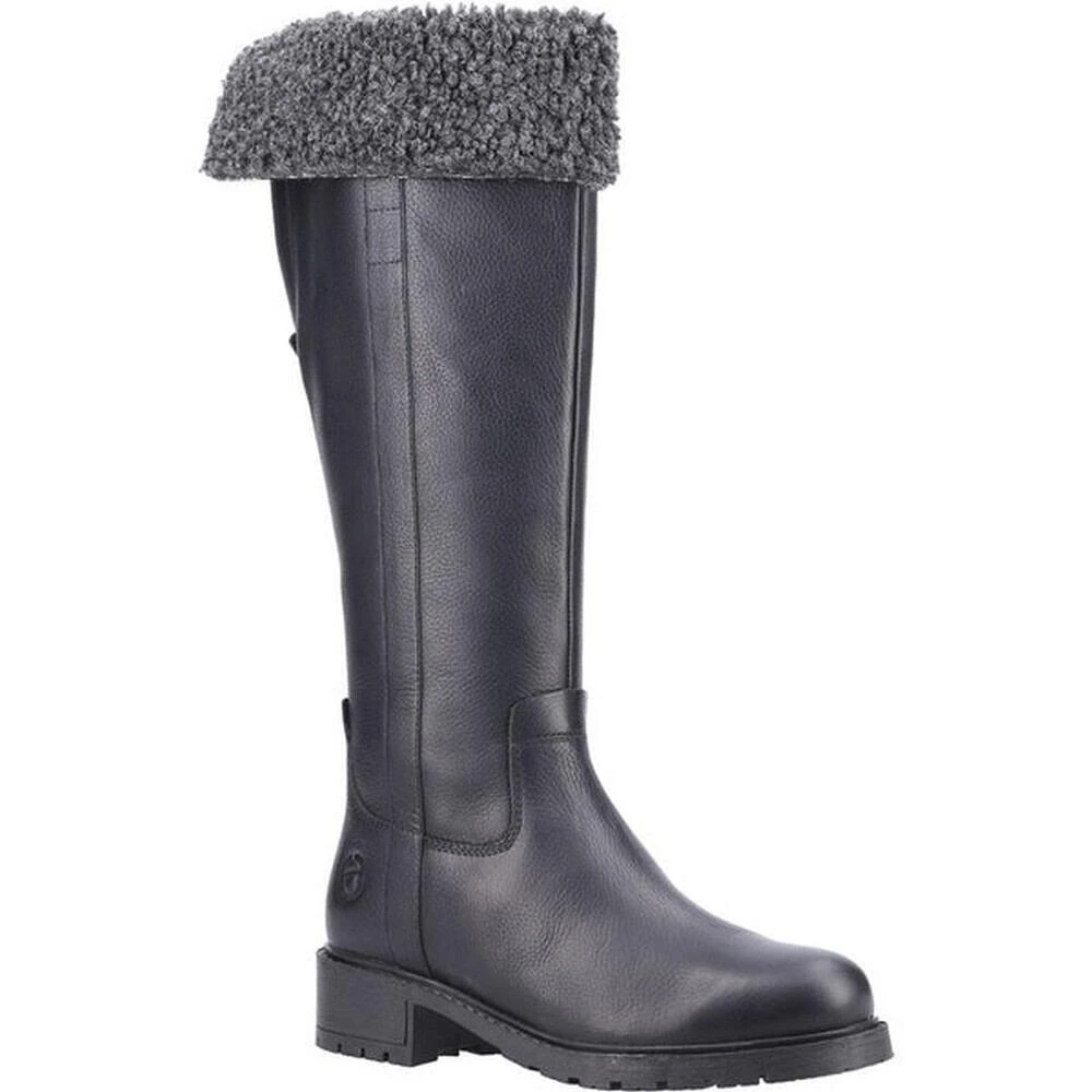 Cotswold Womens/Ladies Cheltenham Leather Calf Boots (Black) 1 Cotswold Womens/Ladies Cheltenham Leather Calf Boots (Black)