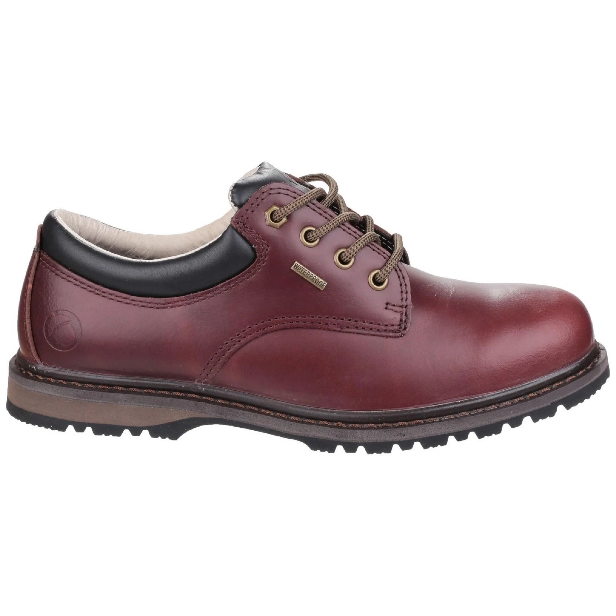 Cotswold Mens Stonesfield Lace Up Waterproof Hiking Shoes (Chestnut Brown) 2 Cotswold Mens Stonesfield Lace Up Waterproof Hiking Shoes (Chestnut Brown) - Image 2