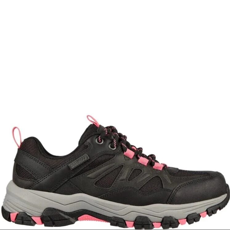 Skechers Womens/Ladies Selmen West Highland Leather Hiking Shoes (Black/Charcoal) 2 Skechers Womens/Ladies Selmen West Highland Leather Hiking Shoes (Black/Charcoal) - Image 2