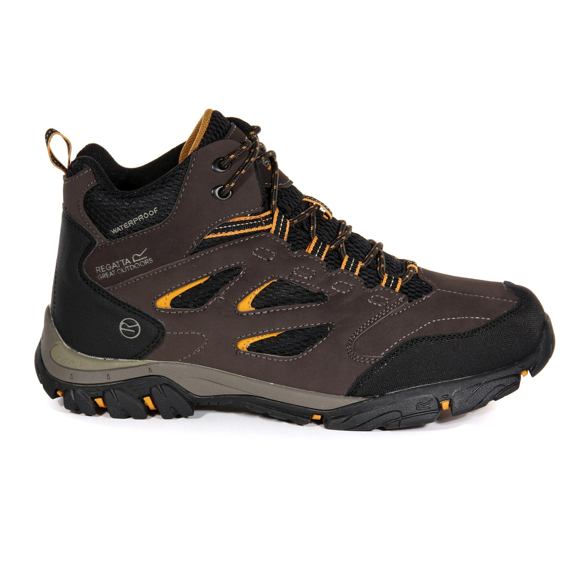 Regatta Mens Holcombe IEP Mid Hiking Boots (Navy/Granite) 5 Regatta Mens Holcombe IEP Mid Hiking Boots (Navy/Granite) - Image 5