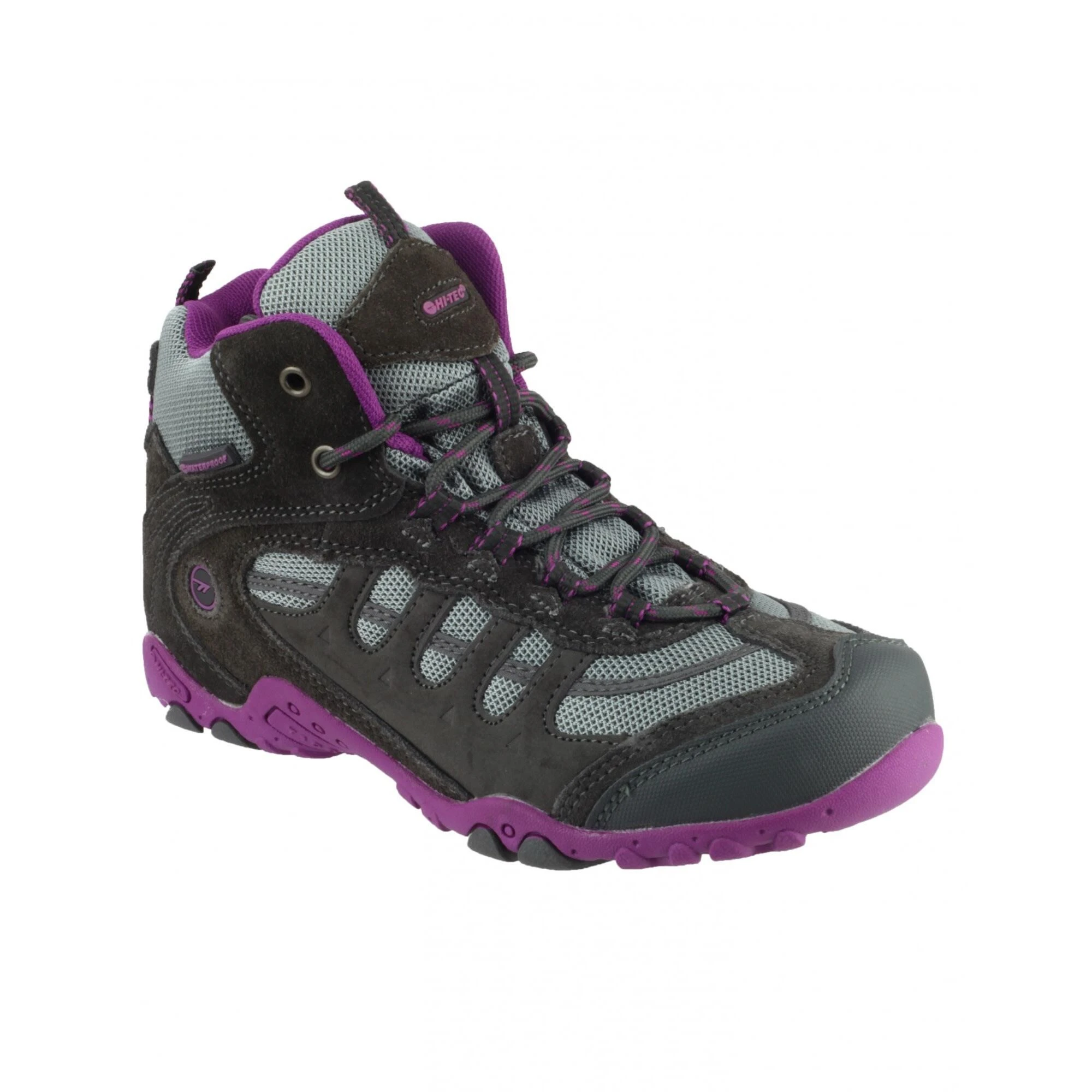 Hi-Tec PENRITH JUNIOR / Boys Hiking Boots (Purple) 1 Hi-Tec PENRITH JUNIOR / Boys Hiking Boots (Purple)