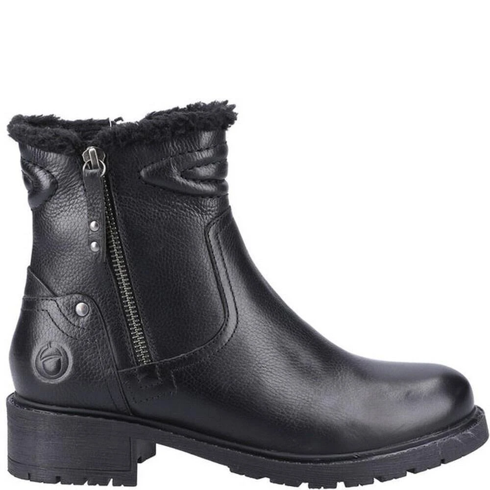 Cotswold Womens/Ladies Gloucester Leather Ankle Boots (Black) 3 Cotswold Womens/Ladies Gloucester Leather Ankle Boots (Black) - Image 3