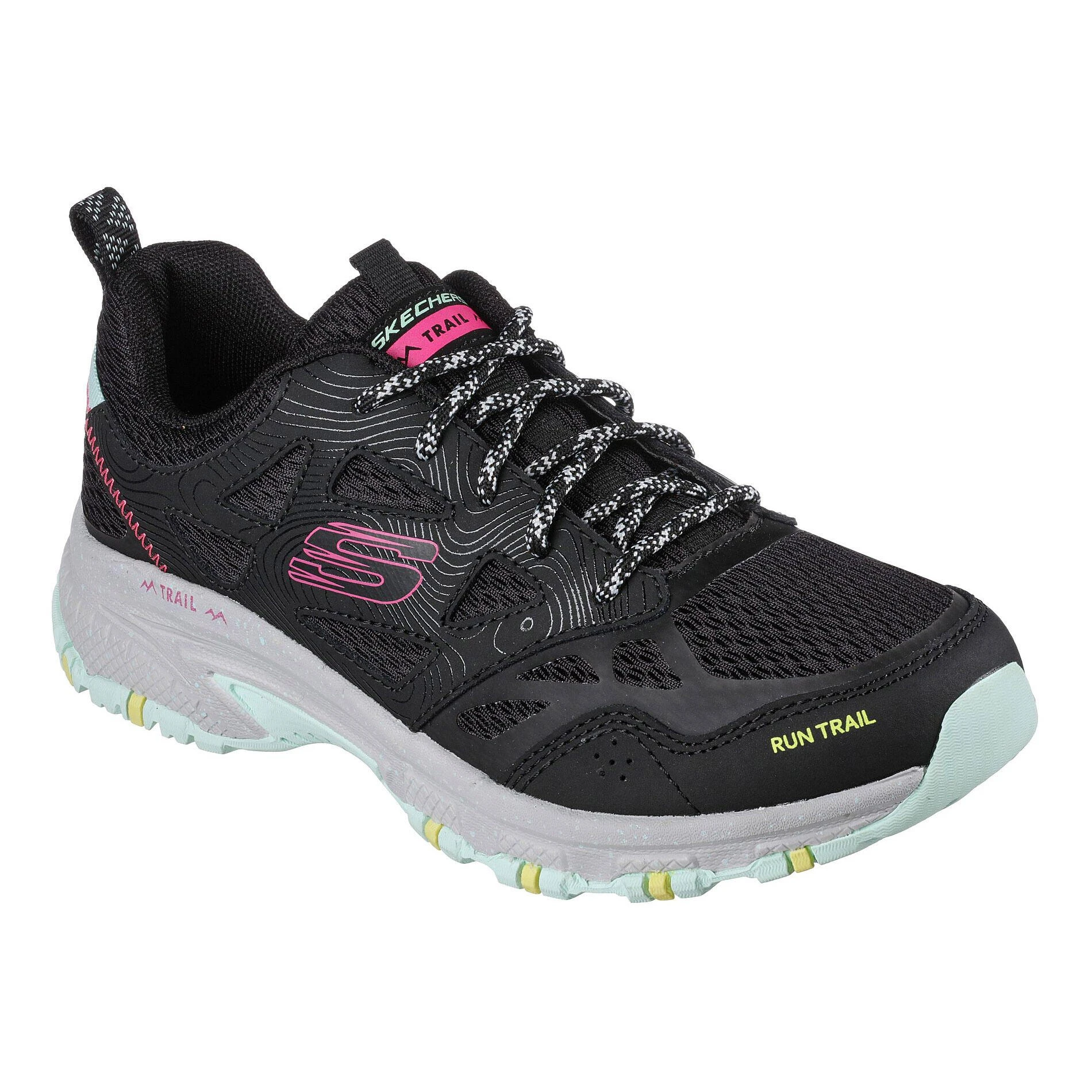 Skechers Hillcrest Pure Escapade Womens Trail Trainer Black/Multi 4 Skechers Hillcrest Pure Escapade Womens Trail Trainer Black/Multi - Image 4