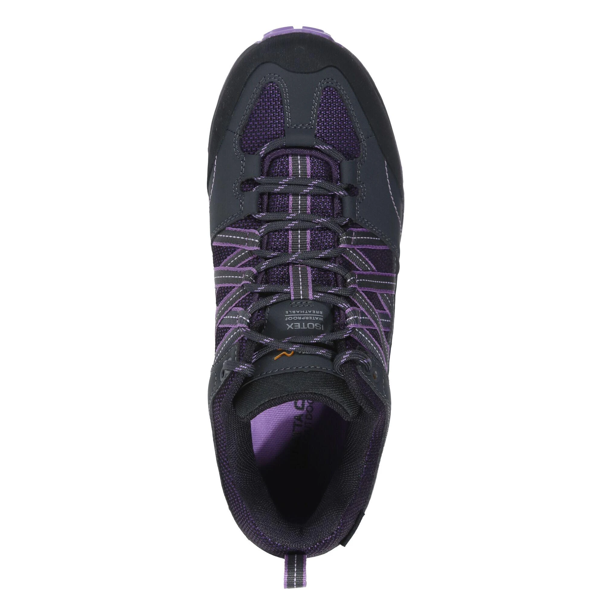Regatta Womens/Ladies Samaris Low II Hiking Boots (Black/Purple) 13 Regatta Womens/Ladies Samaris Low II Hiking Boots (Black/Purple) - Image 13
